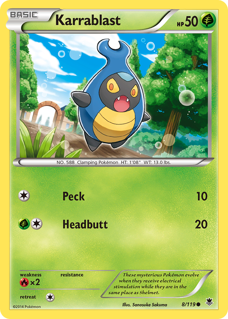 Karrablast (8/119) [XY: Phantom Forces] - The Mythic Store | 24h Order Processing