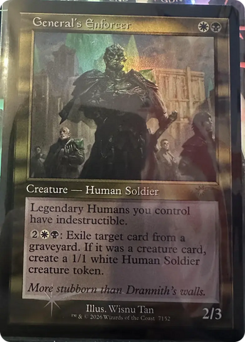 General's Enforcer (7152) (Retro Frame) [Secret Lair Drop Series] - The Mythic Store | 24h Order Processing