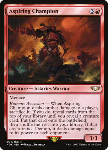 Aspiring Champion [Warhammer 40,000] - The Mythic Store | 24h Order Processing