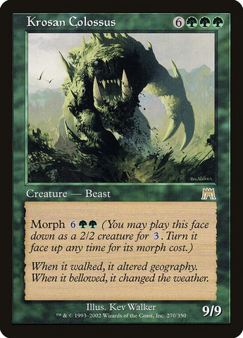 Krosan Colossus [Onslaught] - The Mythic Store | 24h Order Processing