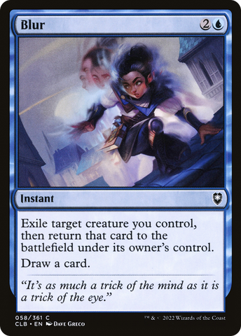 Blur [Commander Legends: Battle for Baldur's Gate] - The Mythic Store | 24h Order Processing