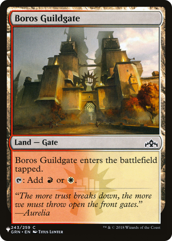 Boros Guildgate [The List] - The Mythic Store | 24h Order Processing