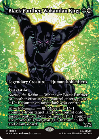 Black Panther, Wakandan King (Borderless) [Marvel Universe: Eternal-Legal] - The Mythic Store | 24h Order Processing