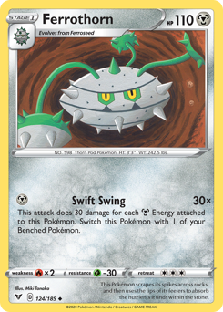 Ferrothorn (124/185) [Sword & Shield: Vivid Voltage] - The Mythic Store | 24h Order Processing