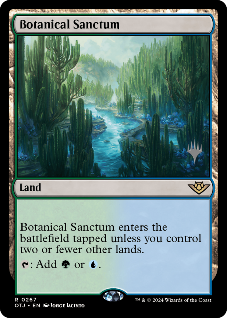 Botanical Sanctum (Promo Pack) [Outlaws of Thunder Junction Promos] - The Mythic Store | 24h Order Processing