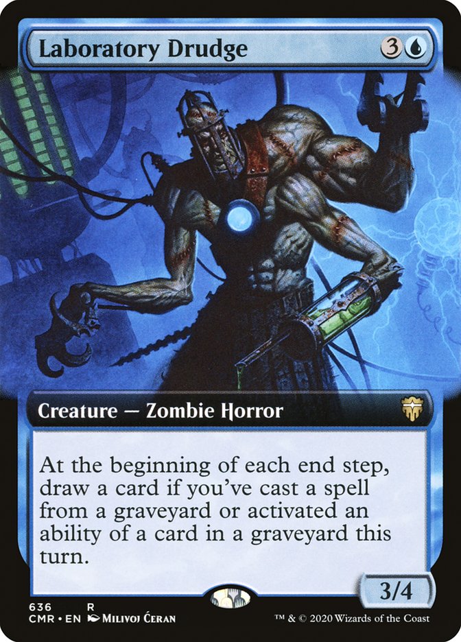 Laboratory Drudge (Extended Art) [Commander Legends] - The Mythic Store | 24h Order Processing