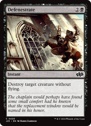 Defenestrate [Foundations Jumpstart] - The Mythic Store | 24h Order Processing