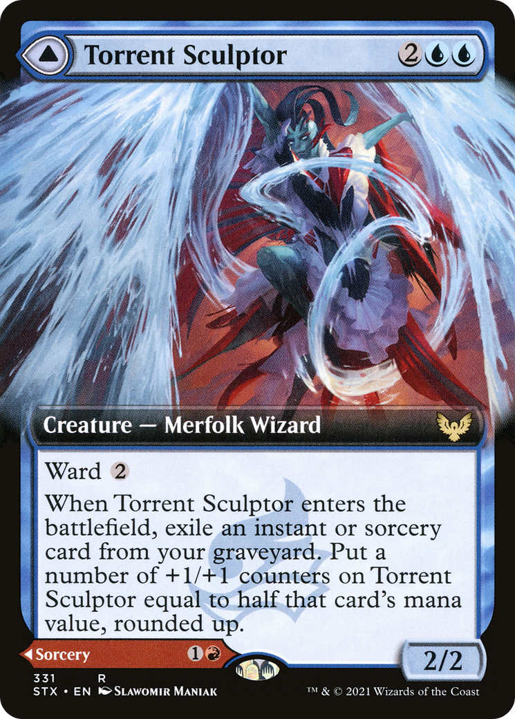 Torrent Sculptor // Flamethrower Sonata (Extended Art) [Strixhaven: School of Mages] - The Mythic Store | 24h Order Processing