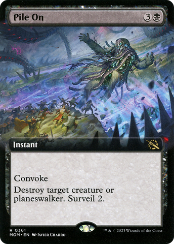 Pile On (Extended Art) [March of the Machine] - The Mythic Store | 24h Order Processing