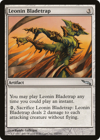 Leonin Bladetrap [Mirrodin] - The Mythic Store | 24h Order Processing