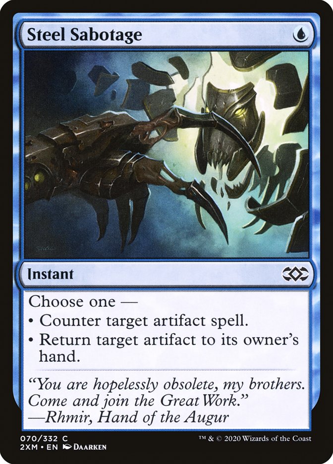 Steel Sabotage [Double Masters] - The Mythic Store | 24h Order Processing