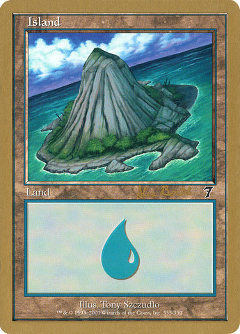 Island (ab335a) (Alex Borteh) [World Championship Decks 2001] - The Mythic Store | 24h Order Processing