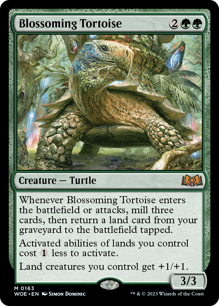 Blossoming Tortoise [Wilds of Eldraine] - The Mythic Store | 24h Order Processing