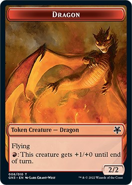 Dragon // Elf Warrior Double-Sided Token [Game Night: Free-for-All Tokens] - The Mythic Store | 24h Order Processing