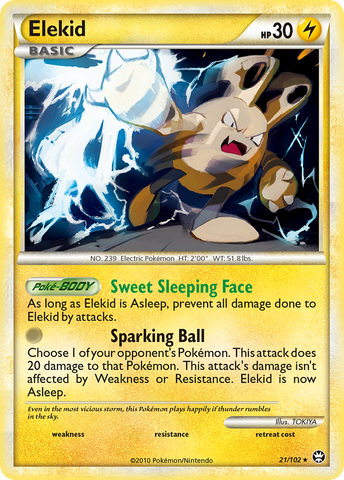 Elekid (21/102) [HeartGold & SoulSilver: Triumphant] - The Mythic Store | 24h Order Processing
