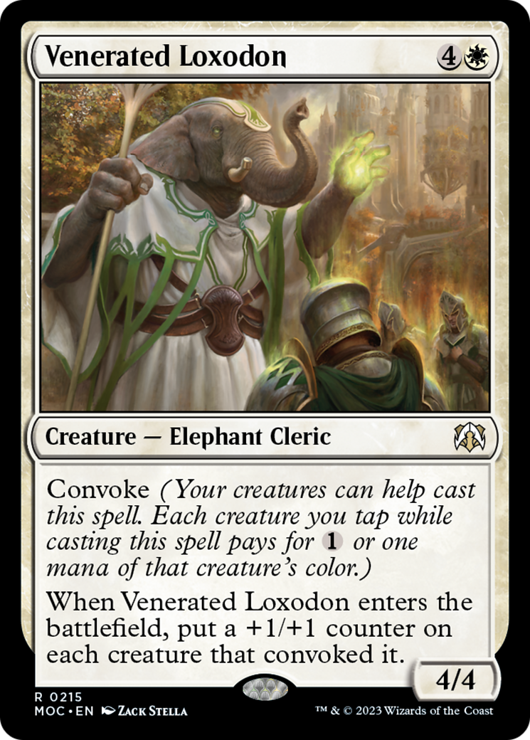 Venerated Loxodon [March of the Machine Commander] - The Mythic Store | 24h Order Processing