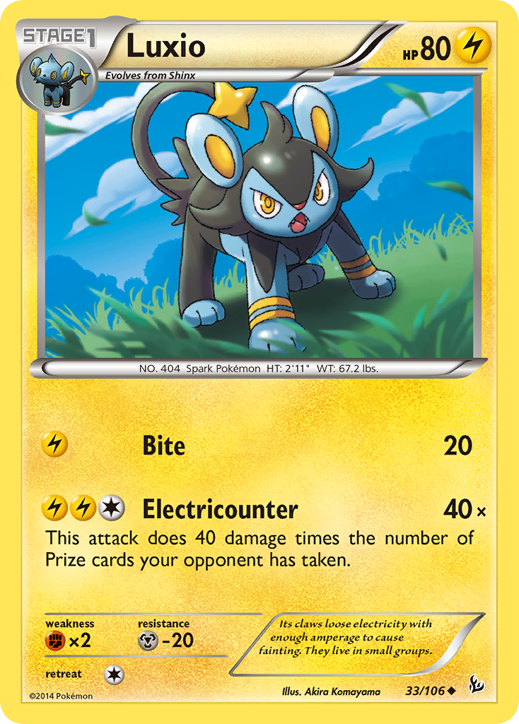 Luxio (33/106) [XY: Flashfire] - The Mythic Store | 24h Order Processing