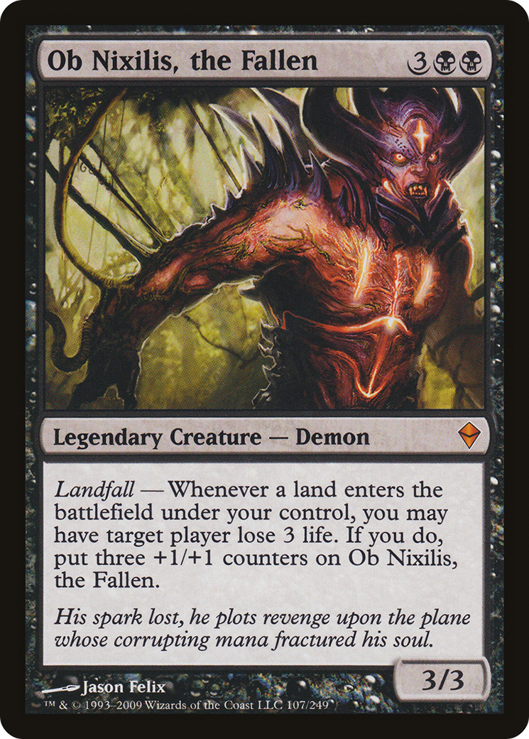 Ob Nixilis, the Fallen [Zendikar] - The Mythic Store | 24h Order Processing