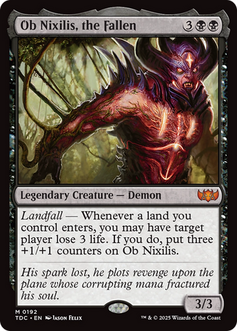 Ob Nixilis, the Fallen [Tarkir: Dragonstorm Commander] - The Mythic Store | 24h Order Processing