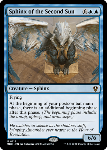 Sphinx of the Second Sun [Murders at Karlov Manor Commander] - The Mythic Store | 24h Order Processing