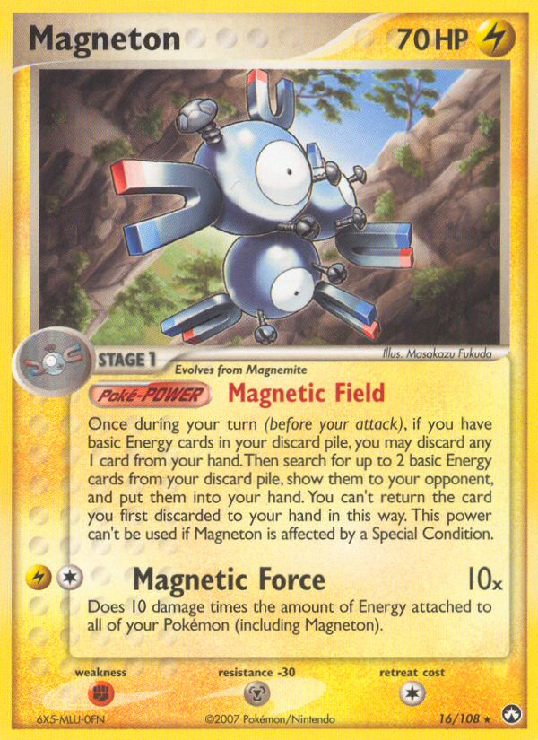 Magneton (16/108) [EX: Power Keepers] - The Mythic Store | 24h Order Processing