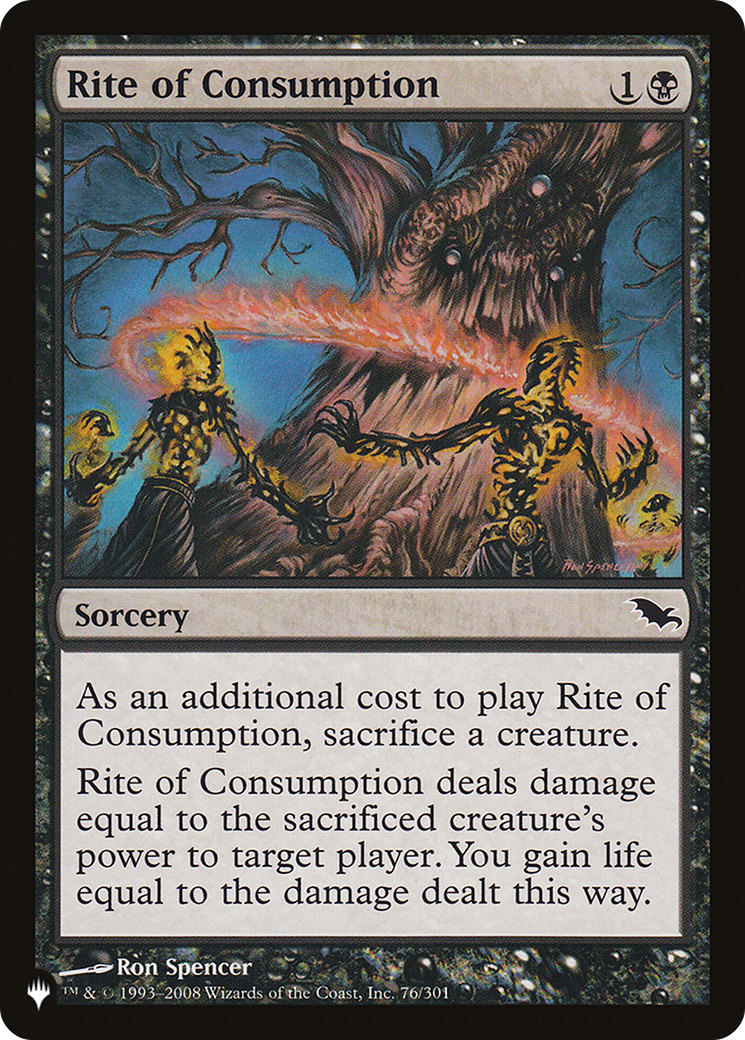 Rite of Consumption [The List] - The Mythic Store | 24h Order Processing