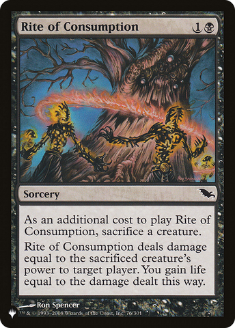 Rite of Consumption [The List] - The Mythic Store | 24h Order Processing