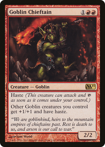 Goblin Chieftain [Magic 2011] - The Mythic Store | 24h Order Processing