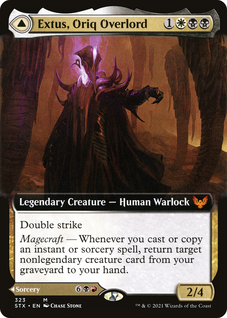 Extus, Oriq Overlord // Awaken the Blood Avatar (Extended Art) [Strixhaven: School of Mages] - The Mythic Store | 24h Order Processing