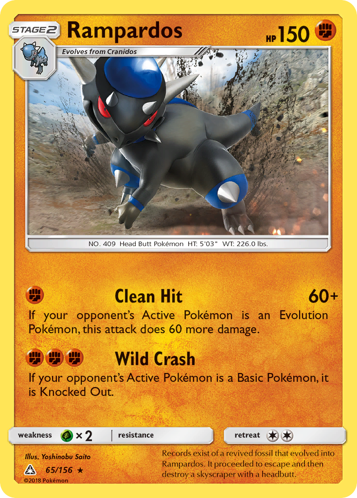 Rampardos (65/156) [Sun & Moon: Ultra Prism] - The Mythic Store | 24h Order Processing