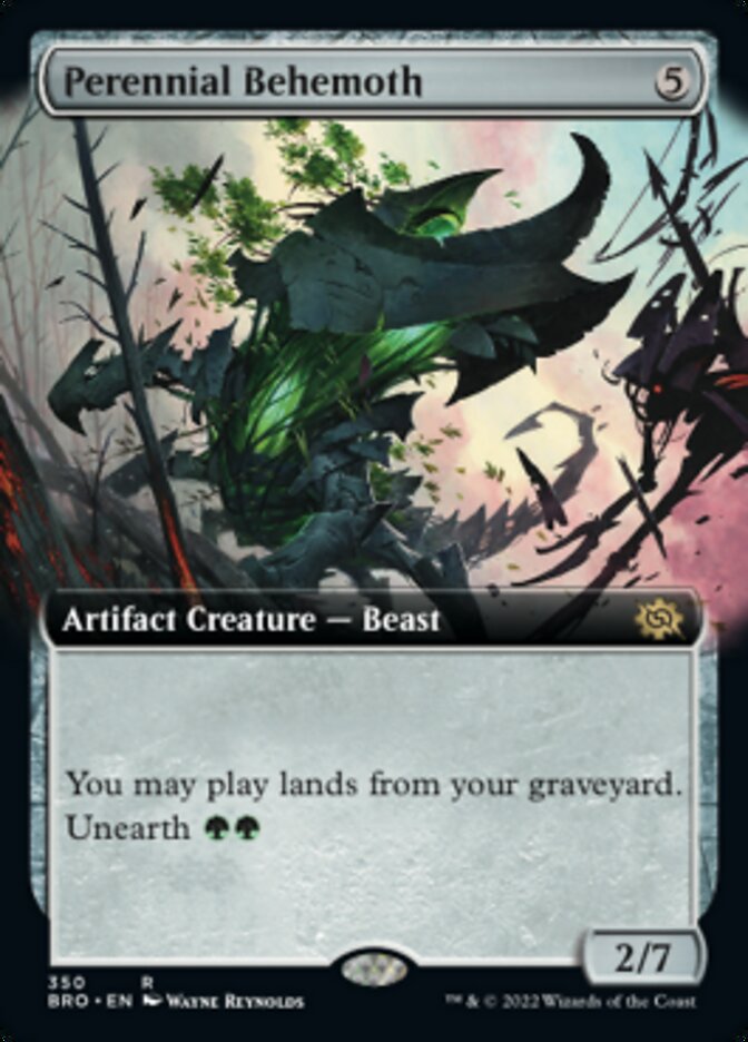 Perennial Behemoth (Extended Art) [The Brothers' War] - The Mythic Store | 24h Order Processing