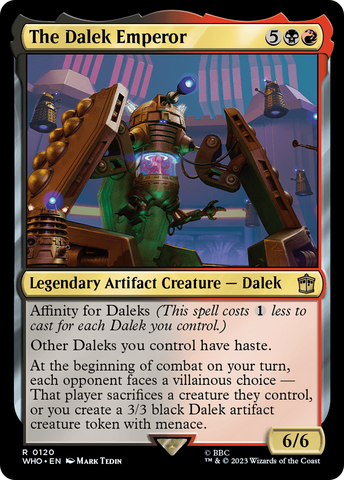 The Dalek Emperor (Extended Art) [Doctor Who] - The Mythic Store | 24h Order Processing