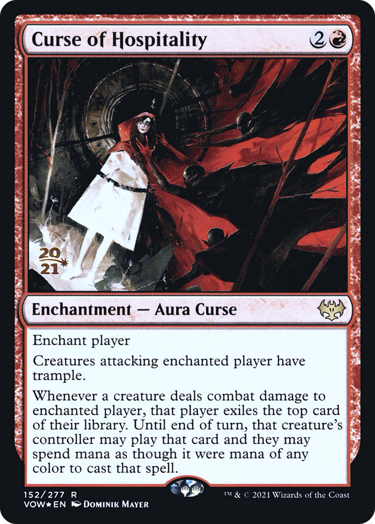 Curse of Hospitality [Innistrad: Crimson Vow Prerelease Promos] - The Mythic Store | 24h Order Processing