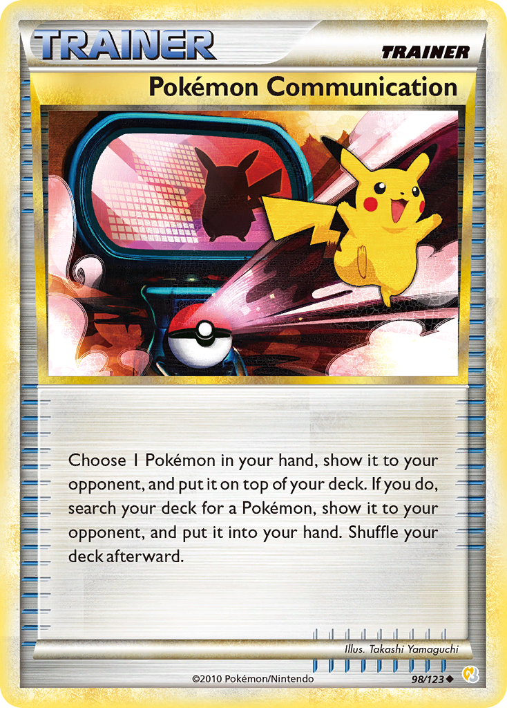 Pokemon Communication (98/123) [HeartGold & SoulSilver: Base Set] - The Mythic Store | 24h Order Processing