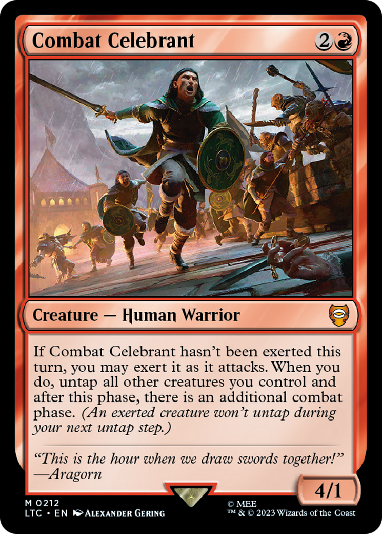 Combat Celebrant [The Lord of the Rings: Tales of Middle-Earth Commander] - The Mythic Store | 24h Order Processing