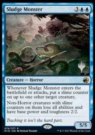 Sludge Monster (Promo Pack) [Innistrad: Midnight Hunt Promos] - The Mythic Store | 24h Order Processing