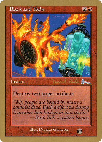 Rack and Ruin (Janosch Kuhn) (SB) [World Championship Decks 2000] - The Mythic Store | 24h Order Processing