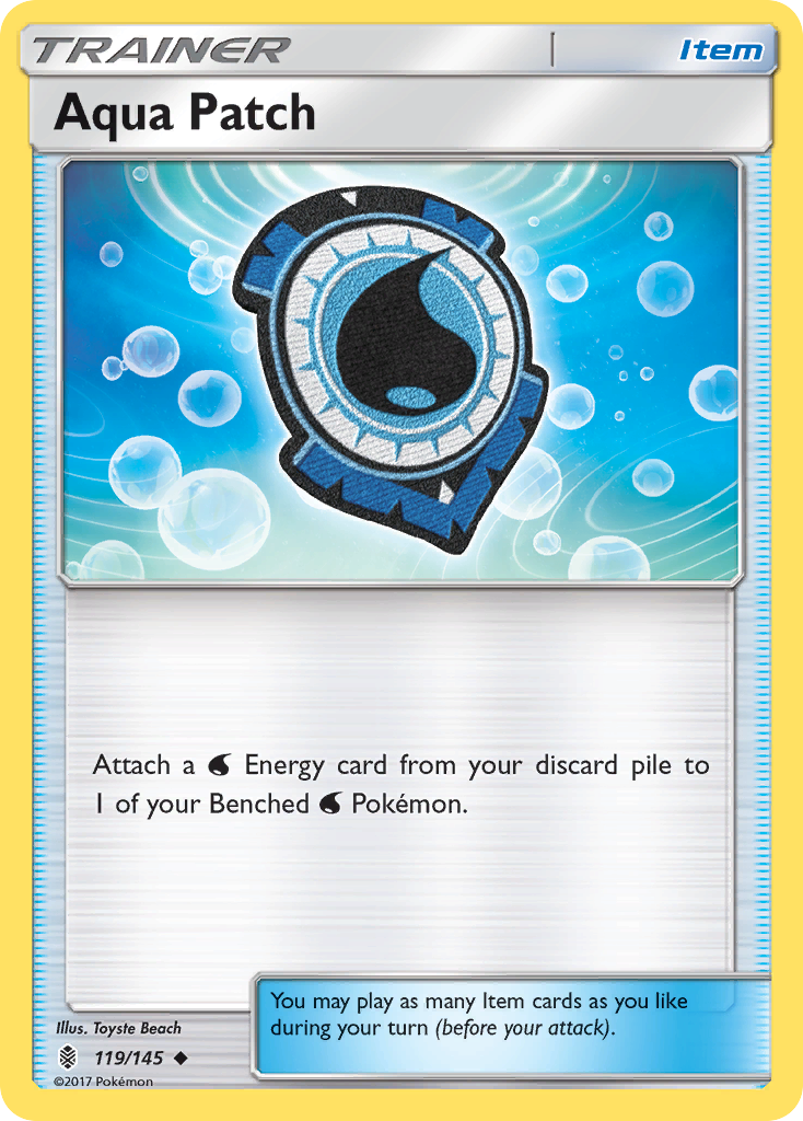 Aqua Patch (119/145) [Sun & Moon: Guardians Rising] - The Mythic Store | 24h Order Processing
