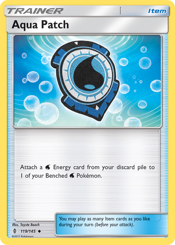 Aqua Patch (119/145) [Sun & Moon: Guardians Rising] - The Mythic Store | 24h Order Processing