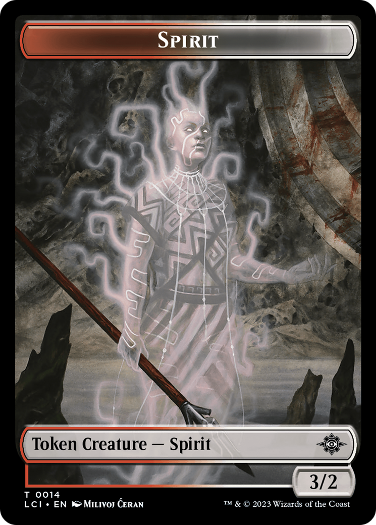 Vampire // Spirit Double-Sided Token [The Lost Caverns of Ixalan Tokens] - The Mythic Store | 24h Order Processing