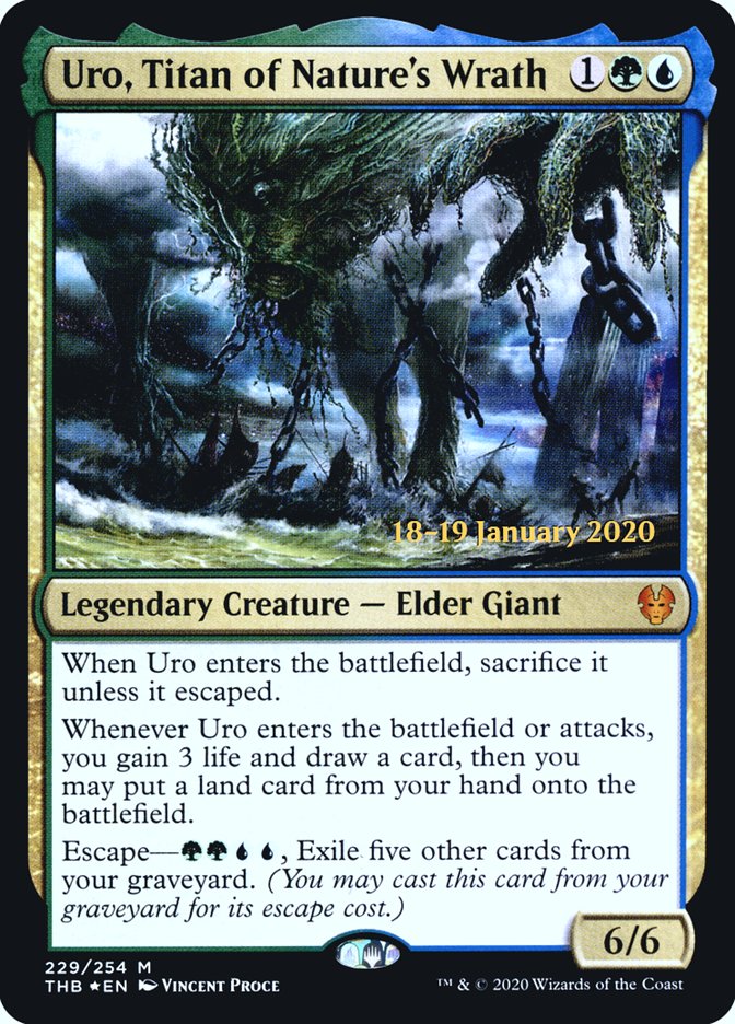 Uro, Titan of Nature's Wrath [Theros Beyond Death Prerelease Promos] - The Mythic Store | 24h Order Processing