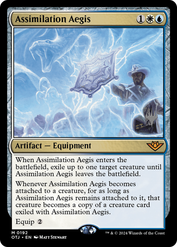 Assimilation Aegis (Promo Pack) [Outlaws of Thunder Junction Promos] - The Mythic Store | 24h Order Processing