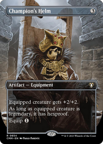 Champion's Helm (Borderless Alternate Art) [Commander Masters] - The Mythic Store | 24h Order Processing