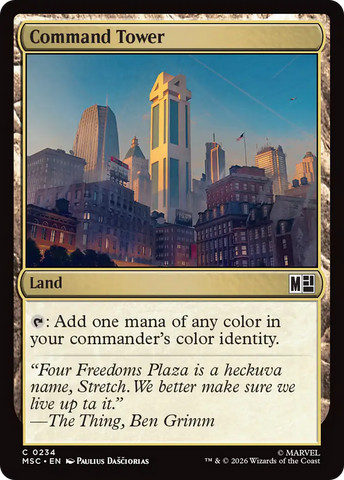 Command Tower (0234) [Marvel Super Heroes Commander] - The Mythic Store | 24h Order Processing