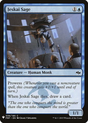Jeskai Sage [Mystery Booster] - The Mythic Store | 24h Order Processing