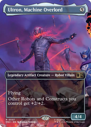 Ultron, Machine Overlord (Borderless) [Marvel Super Heroes Commander] - The Mythic Store | 24h Order Processing