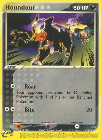 Houndour (59/97) [EX: Dragon] - The Mythic Store | 24h Order Processing