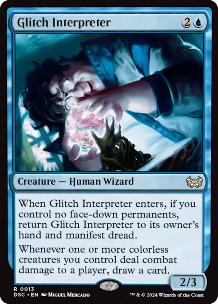 Glitch Interpreter [Duskmourn: House of Horror Commander] - The Mythic Store | 24h Order Processing