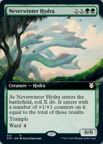 Neverwinter Hydra (Extended Art) [Dungeons & Dragons: Adventures in the Forgotten Realms Commander] - The Mythic Store | 24h Order Processing