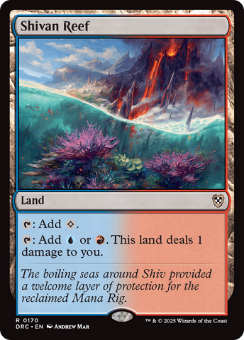Shivan Reef [Aetherdrift Commander] - The Mythic Store | 24h Order Processing